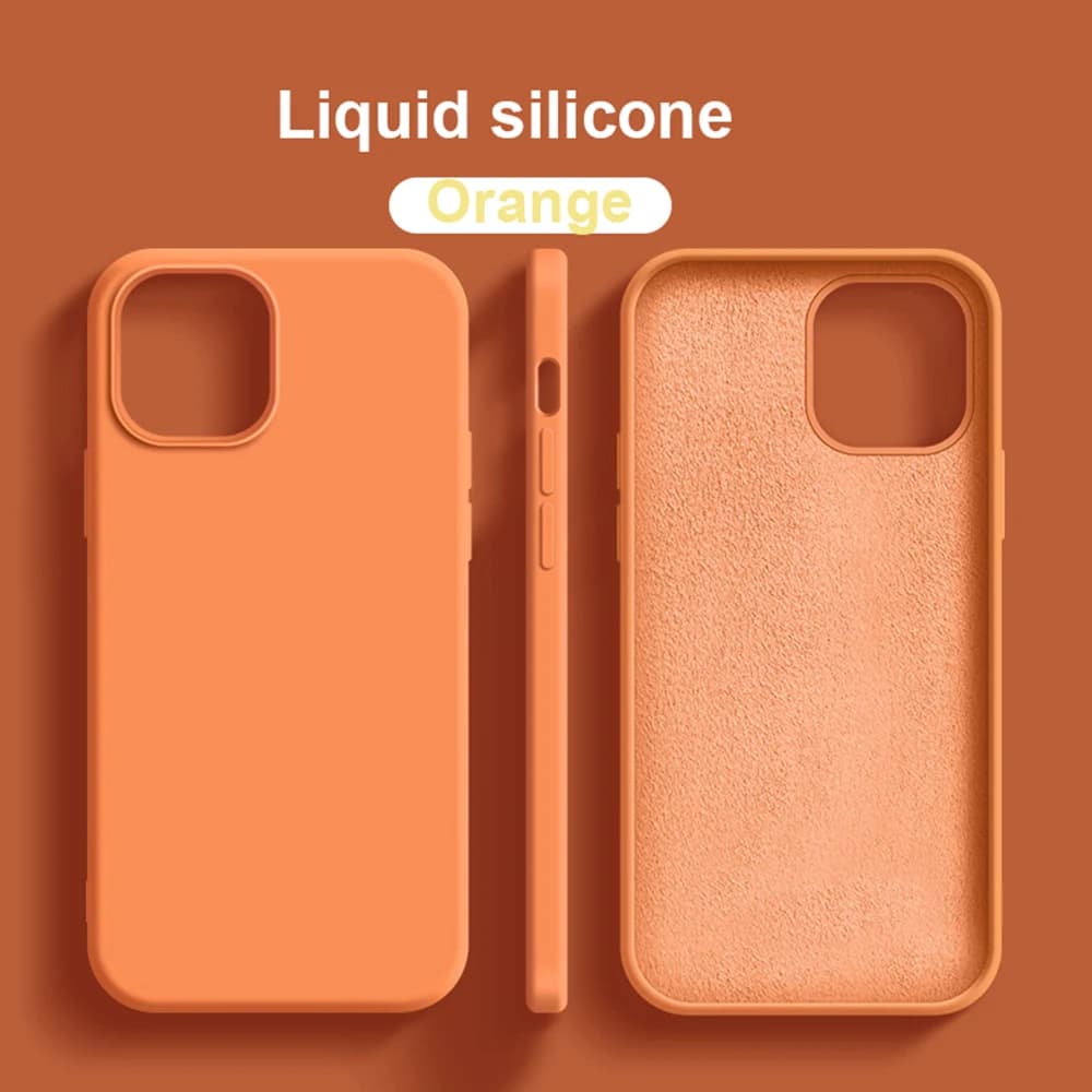 Coque de téléphone originale pour iPhone 17 16 15 11 12 13 14 Pro Max, étui de luxe en Silicone liqu