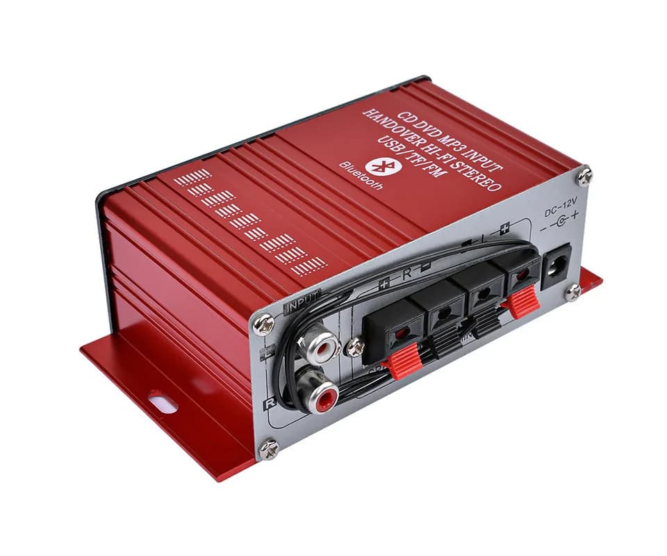 Mini amplificateur numérique stéréo HIFI, canal 2.0, Bluetooth 5.0, FM, USB, système de son de ciném