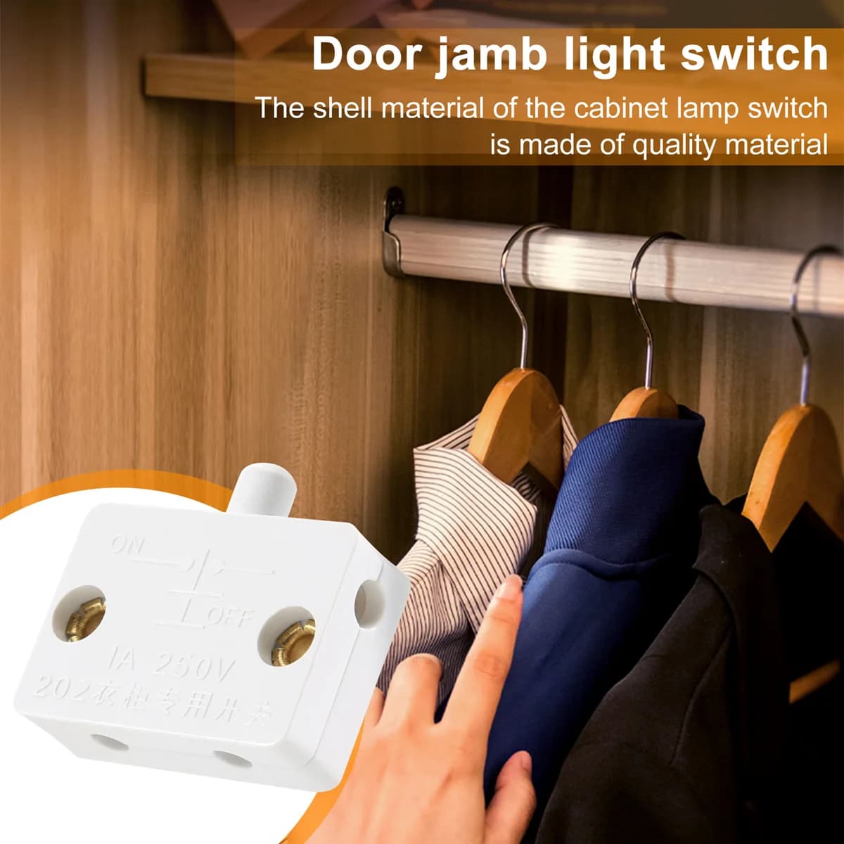 YDSC-Joli LED de porte pour éclairage de Cisco, interrupteurs de lampe électrique d'armoire normalem