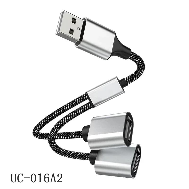 Prise USB C mâle vers 2 ou 3 prises femelles type-c OTG, ligne d'extension, séparateur en Y, câble d