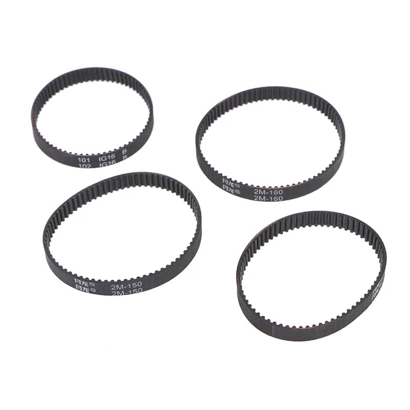 Courroie d'entraînement de synchronisation 2GT/2M, périmètre 140 142 150 160 180mm de largeur 6mm, p