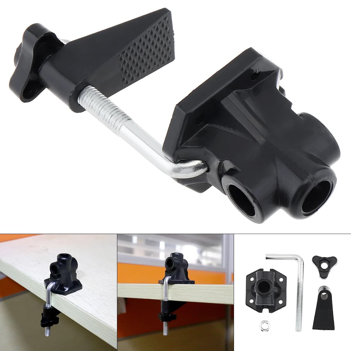 Pince de support de lampe universelle, accessoires de lumière LED, bricolage, vis fixe, Clip de supp