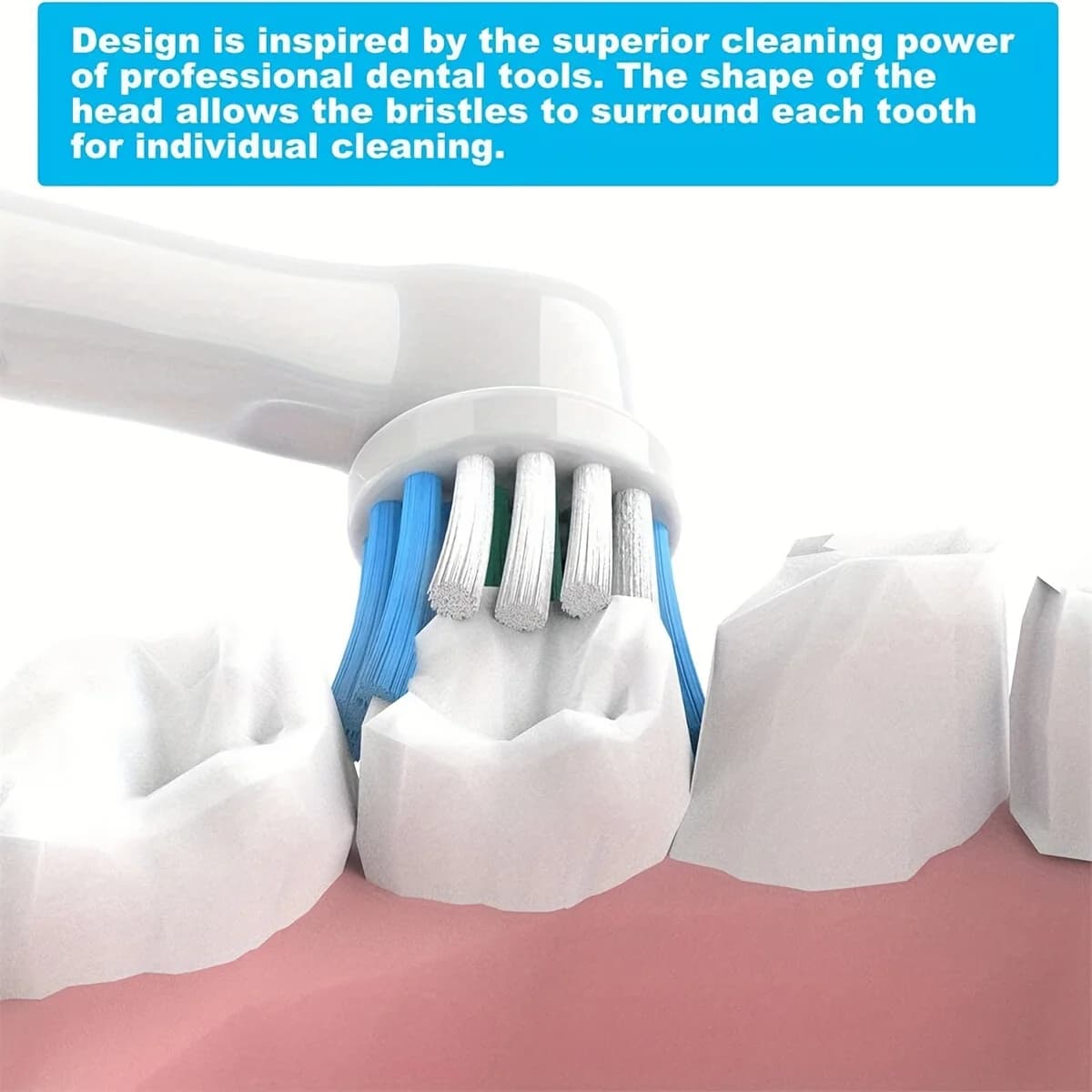 Têtes de brosse à dents de rechange, 4/12/16 pièces, compatibles avec oral-b Braun, têtes de brosse 