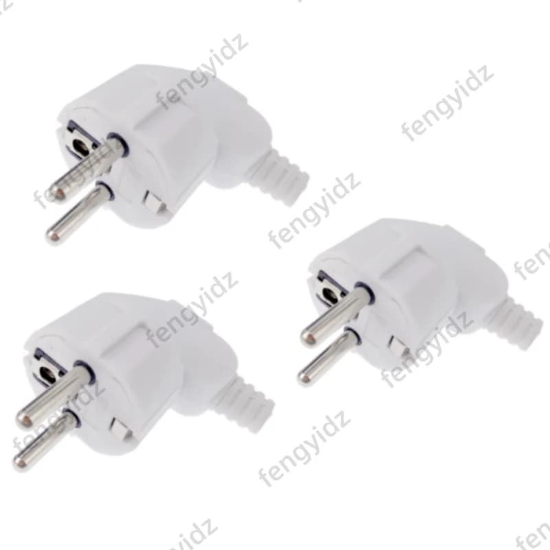 Prise Schuko ue 4.8mm mâle, prises de remplacement rechargeables 250V 16A IP44, prise électrique pou