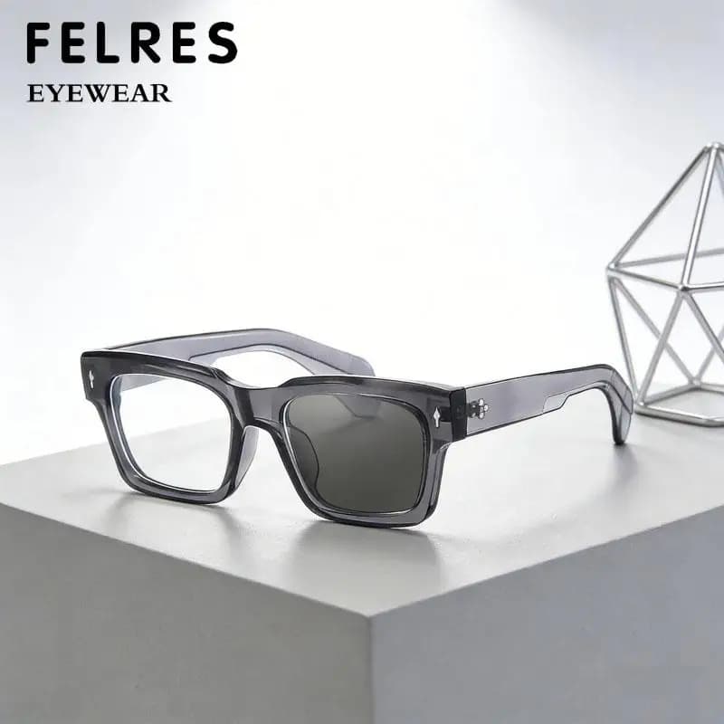 Lunettes de lecture photochromiques à monture épaisse de styliste, tendance pour hommes et femmes, l