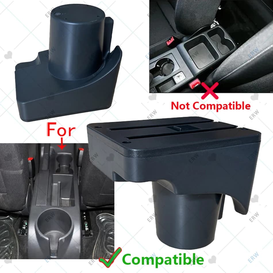 Accoudoir de voiture pour Volkswagen Golf 6, boîte de rangement, rocco contrastant, Sagitar, VW Golf