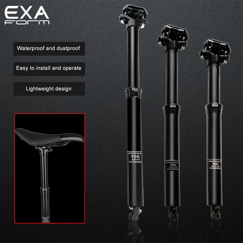 Kindshock KS EXA 900i tige de selle hydraulique tige de selle VTT fil contrôle ascenseur Tube de sel