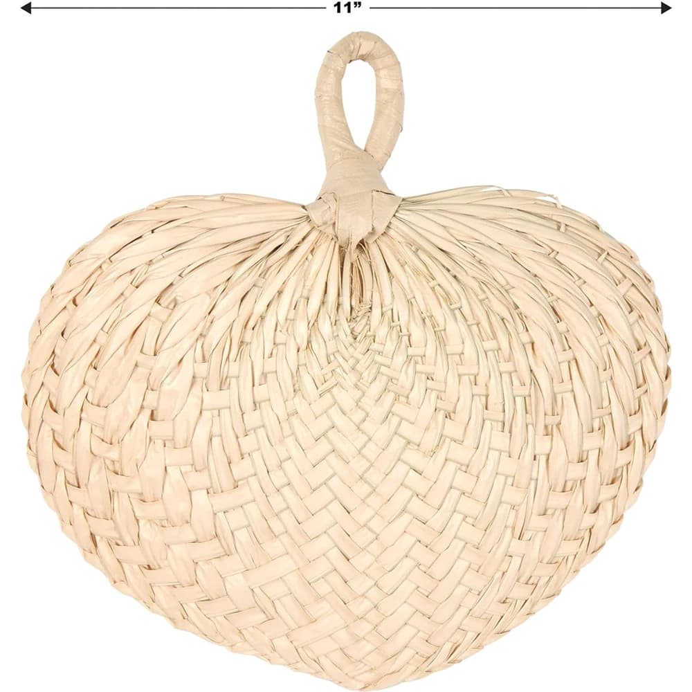 6/12/24 éventails en bambou naturel et raphia, tissés à la main, pour décoration de mariage, décorat