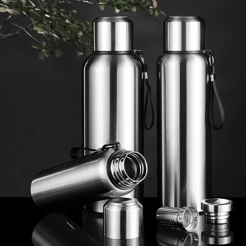 Gobelet Thermos froid de grande capacité, en acier inoxydable, isolé, pour thé, café, bouteille d'ea