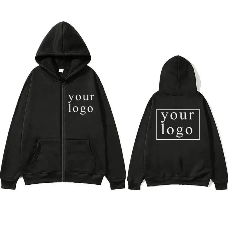 Cardigan à Capuche pour Homme et Femme, avec Logo/Image de Marque Personnalisé, Nouveau Design à la 