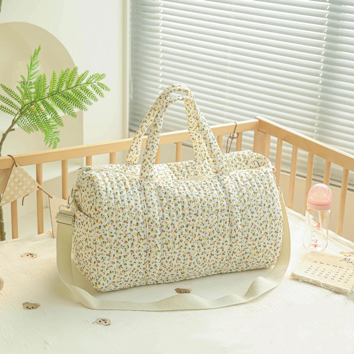 Sac de maman de grande capacité, fourre-tout de voyage pour femmes, sac à couches pour bébé, sac à b