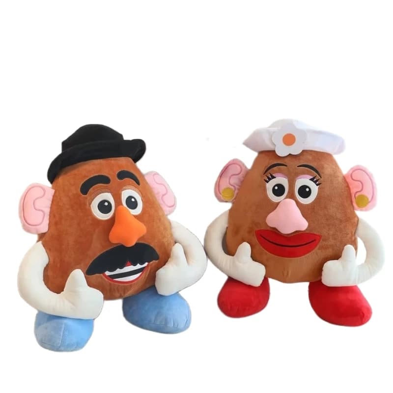 Jouet en peluche tête de pomme de terre Mr et Mrs, joli jouet en peluche, histoire Anime, poupée end