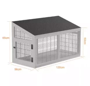 Maison en bois pour animaux de compagnie, universelle et étanche au vent pour toutes les saisons, fe