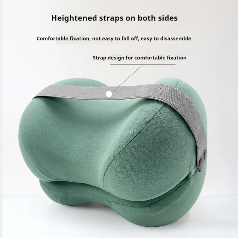 Oreiller de genou profilé pour dormir, oreiller de jambe en mousse à mémoire de forme rafraîchissant