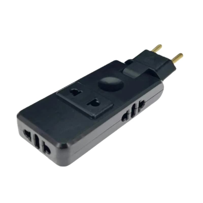 Prises d'extension de prise UE 4 en 1 pliables, France, Allemagne, Espagne, convertisseur de prise C