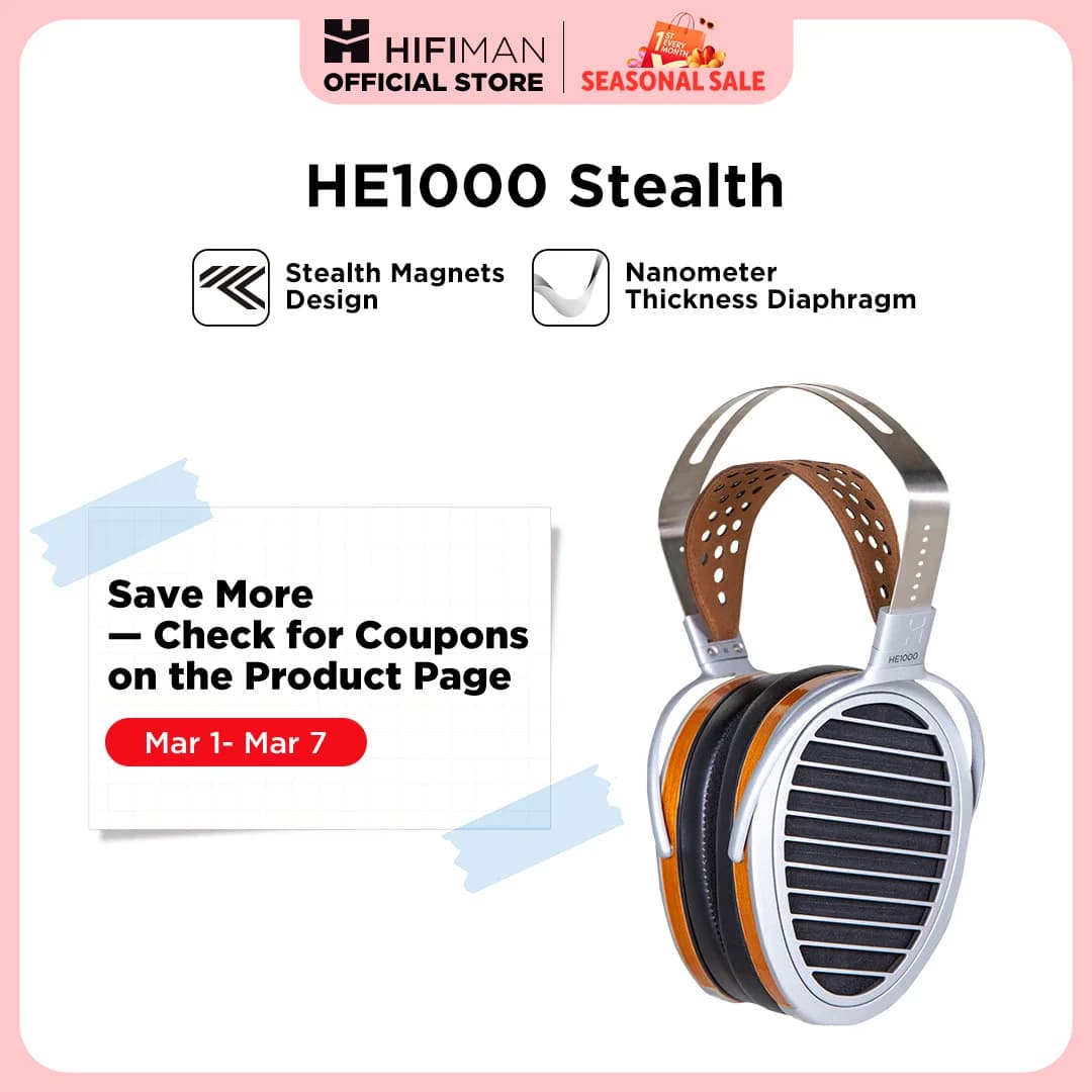 HIFIMAN-Casque magnétique planaire HE1000 pour Audiophiles, casque supra-auriculaire à dos ouvert, a