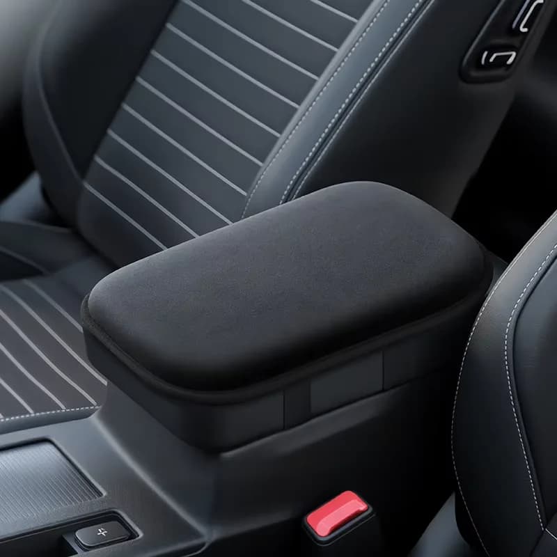 Coussin d'Accoudoir de Voiture, Coussin de Rehausseur, Support Doux, Couverture d'Accoudoir de Conso