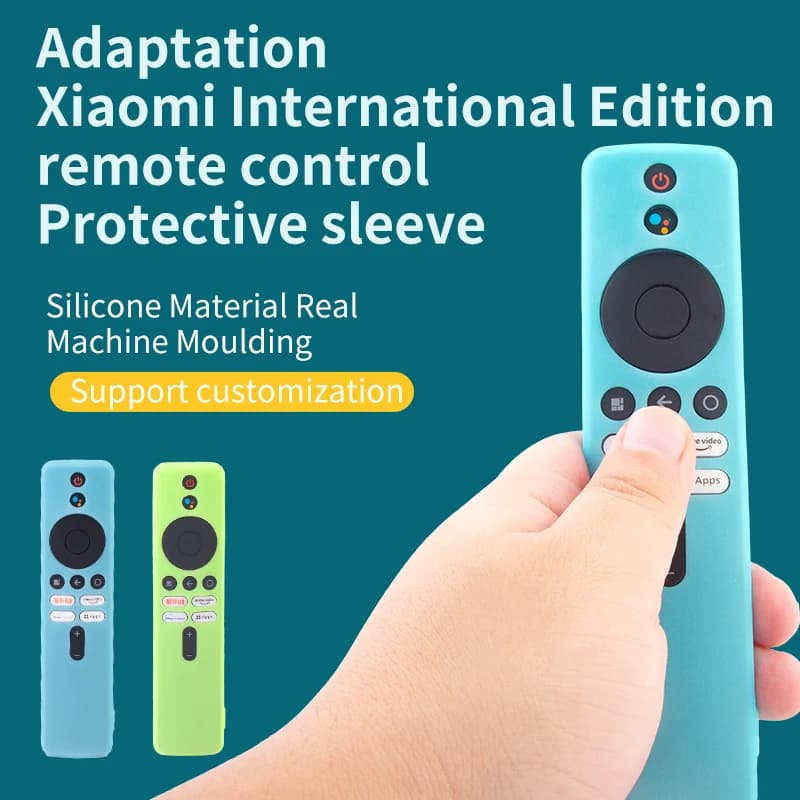 Étui de télécommande lumineux en Silicone, 1 pièce, pour Xiaomi TV Box S (2e génération), housse de 