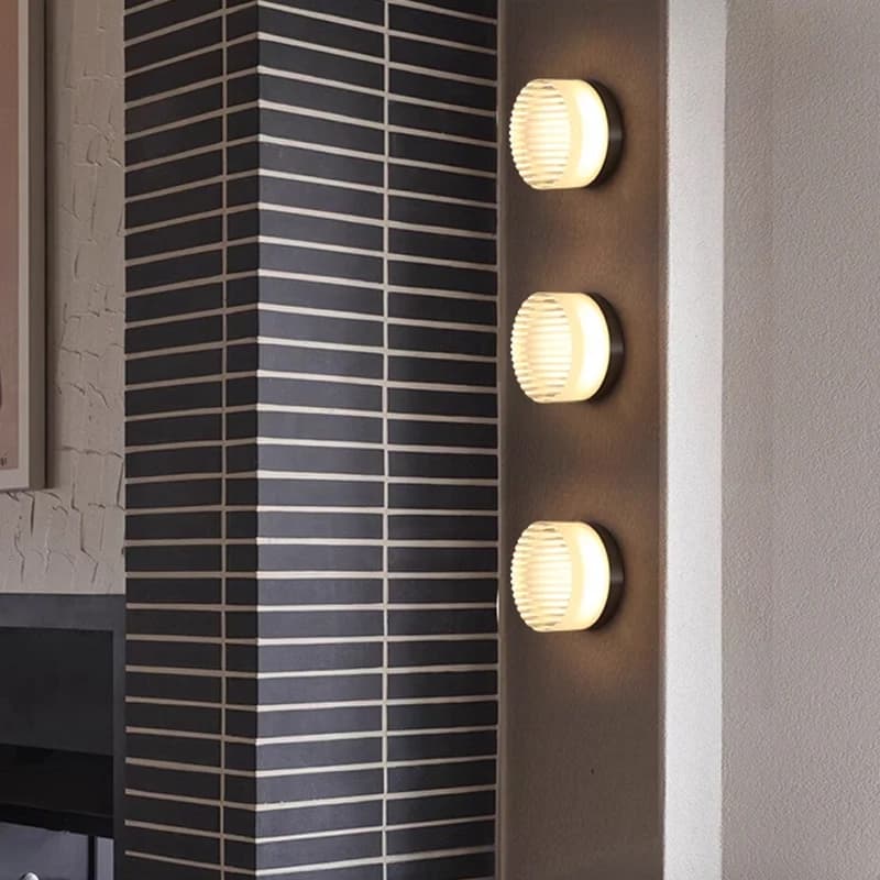 Lampe de mur LED moderne gelée d'ambre petites appliques murales chevet chambre décor lumière salon 
