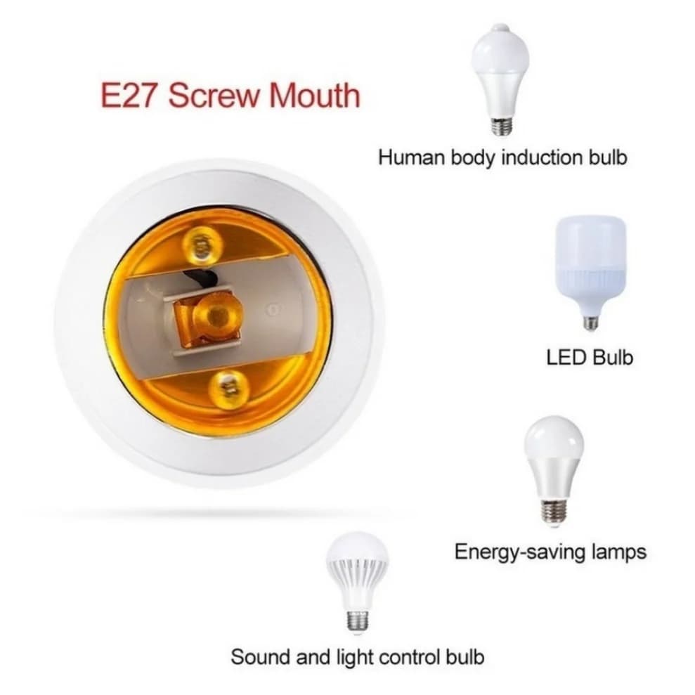 5 pièces E14 à E27 Base vis lampe porte-ampoule adaptateur support de lampe adaptateur pour ampoule 