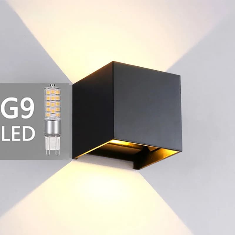 MiniInTheBox LGIO-Lampe de Décoration de Jardin, Appliques Murales G9 Extérieures, Porche Étanche IP