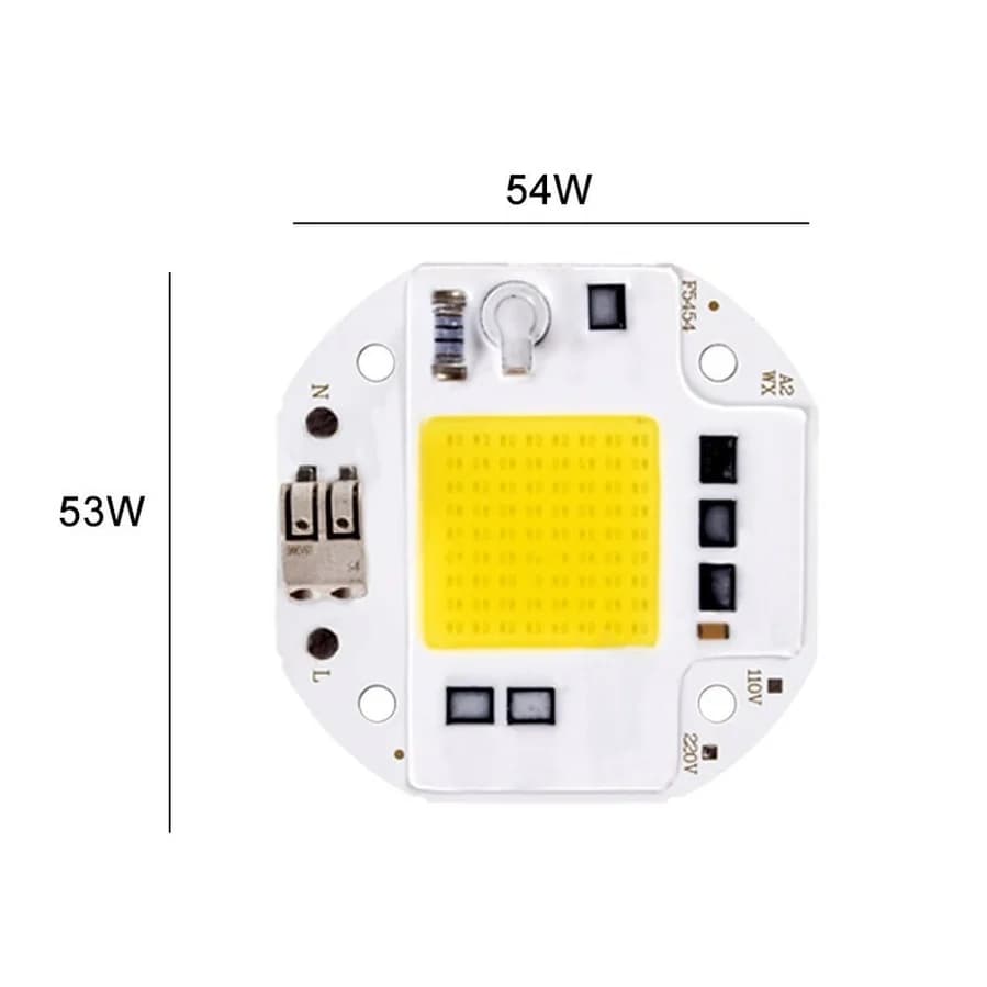 Puce LED COB 50W 70W 100W sans soudure pour projecteur projecteur 220V 110V perles de lumière LED in