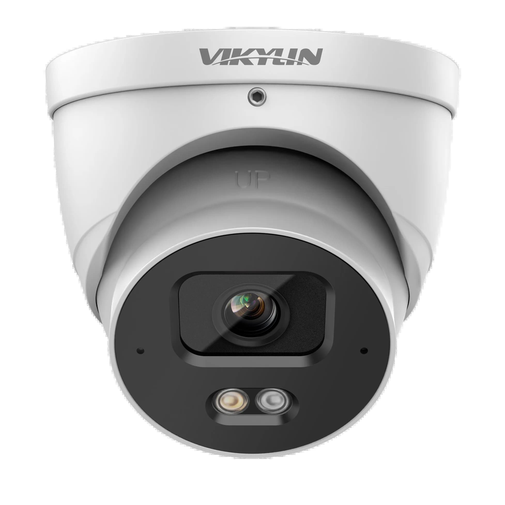 Caméra de sécurité IP VIKYLIN 4MP IVS, double éclairage intelligent, micro intégré, détection de mou