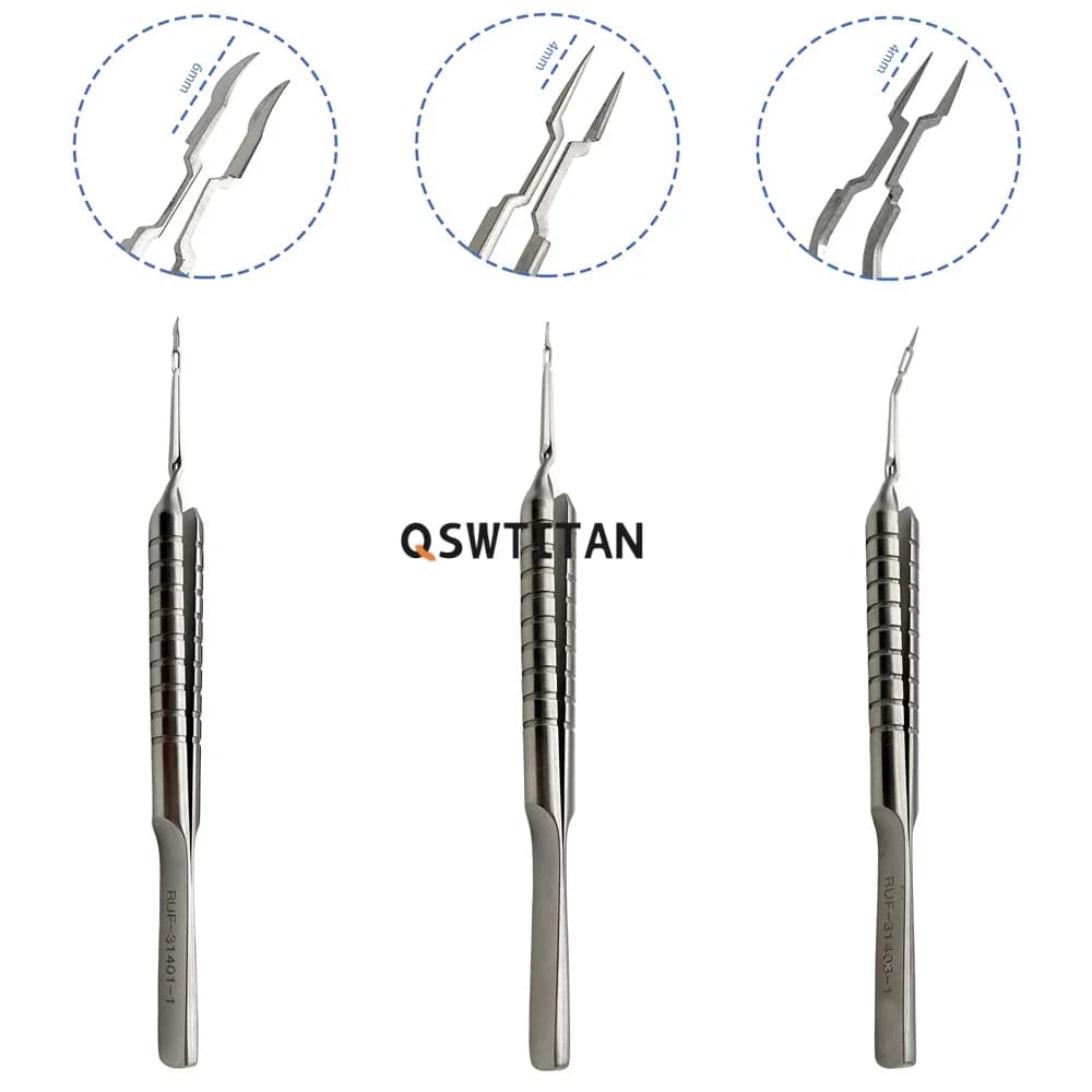 QSWTITTAN pince à paupières Akahoshi Phaco Prechopper Instrument ophtalmique pour les yeux poignée r