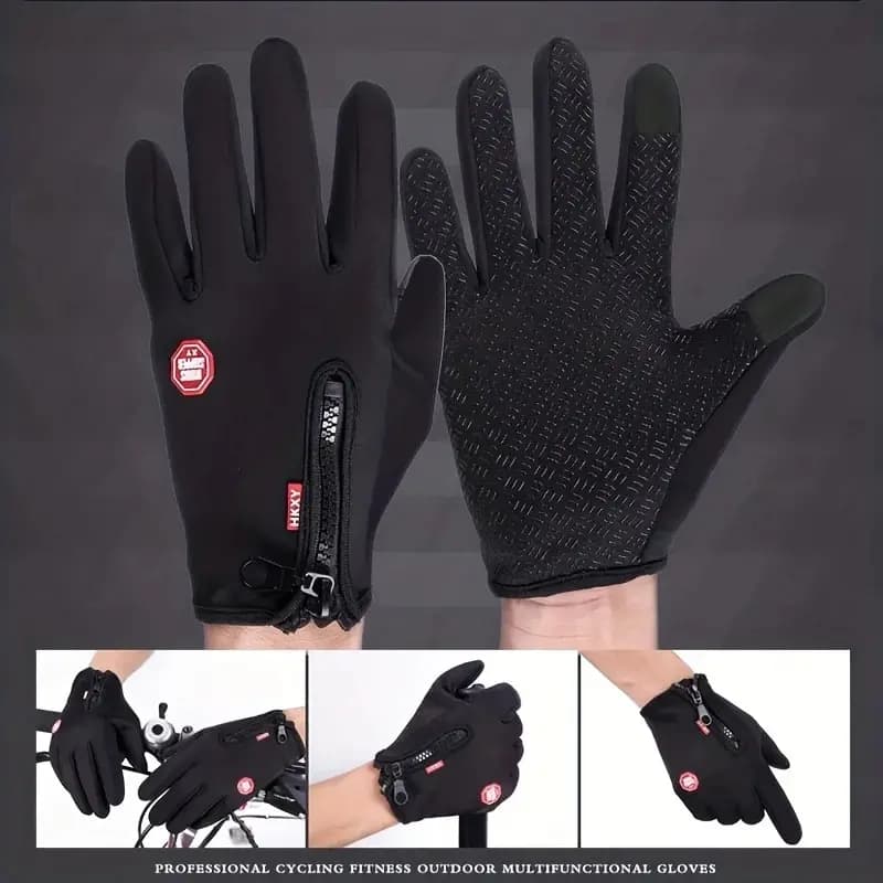 Gants de cyclisme en plein air, vélos pour la chaleur et coordonnants en automne et en hiver