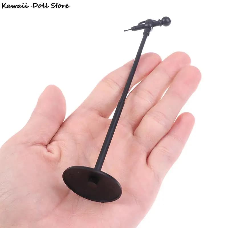 Mini Microphone en Plastique Mignon, Accessoires de Meubles Miniatures, Maison de Course
