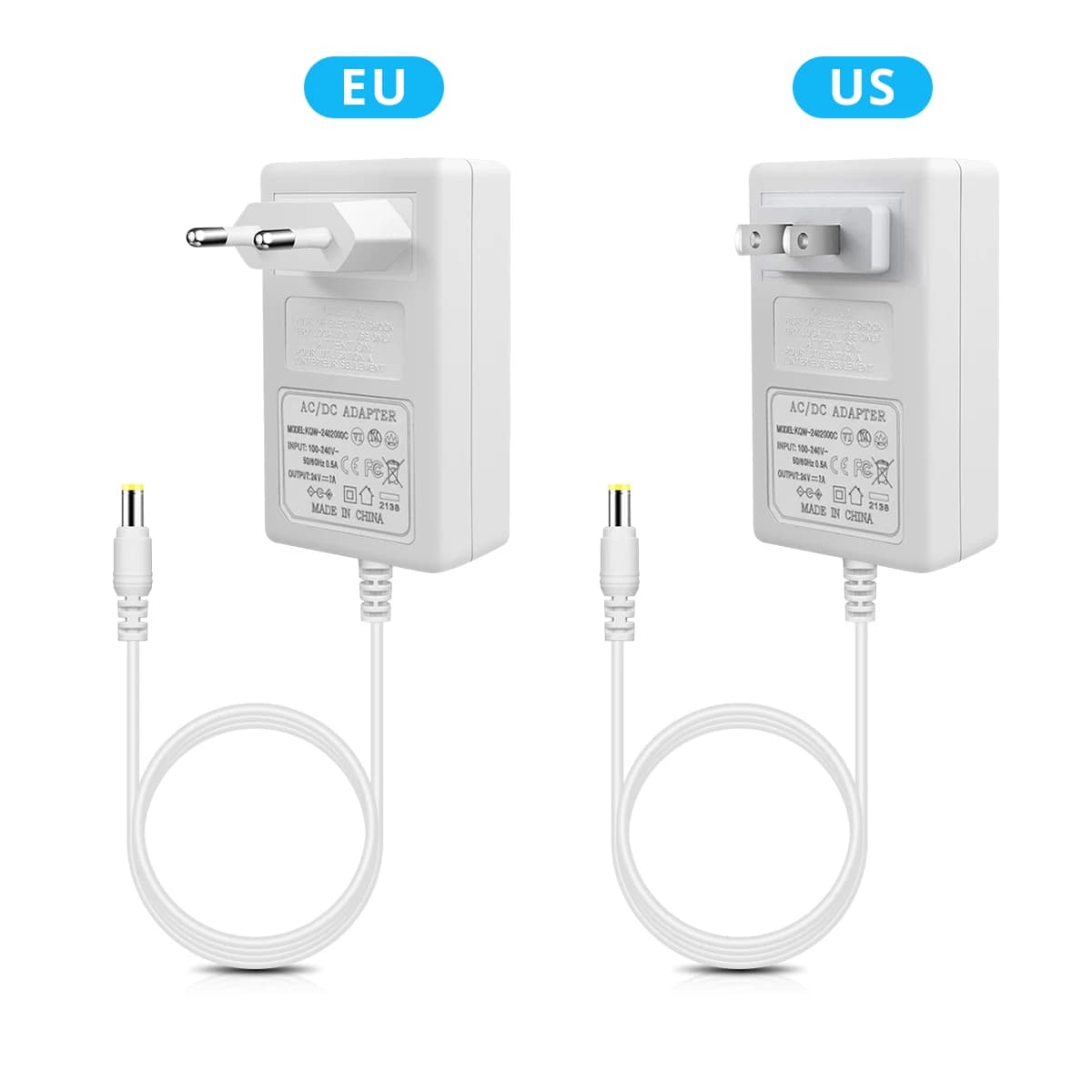 Pilote LED AC 100V-240V à DC 12V 24V 2A 3A, transformateurs d'éclairage, adaptateur d'alimentation à