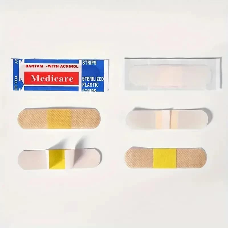 Patchs imperméables pour pansement, 100 pièces, bande de premiers secours, pansement en plâtre auto-