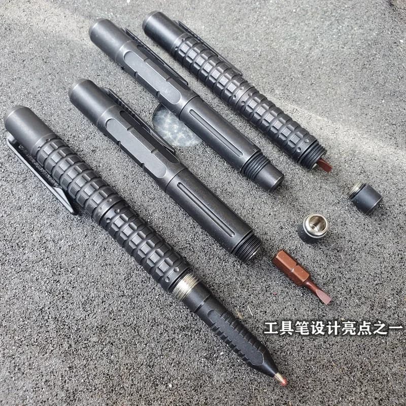 EDC – Mini stylo tactique en alliage de titane, avec écriture professionnelle, outils EDC portables 