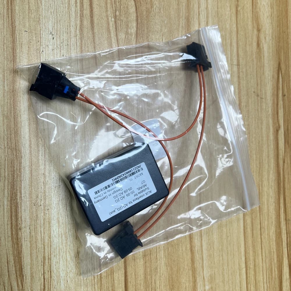 Décodeur de Fiber optique pour Audi A4 A5 A6 Q7 MMI 2G, haute plupart, remplacement AUX AMI Plug And