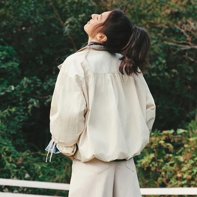 Veste rétro Semir pour femme, collection Printemps 2026, à carreaux, coupe oversize, style décontrac