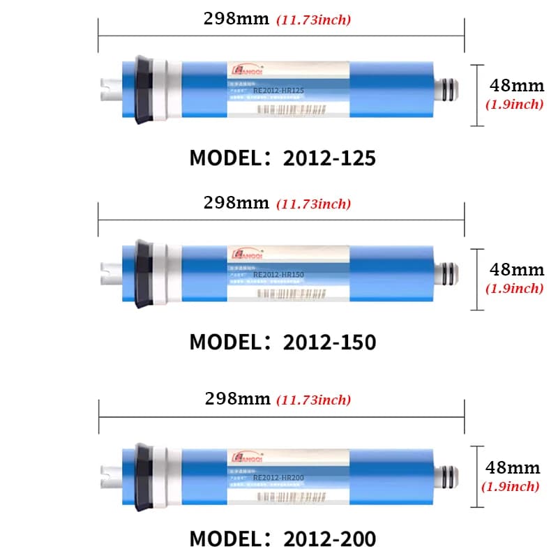 Membrane de remplacement pour filtre supporter ficateur d'eau, osmose des barrage RO, livre pour fil