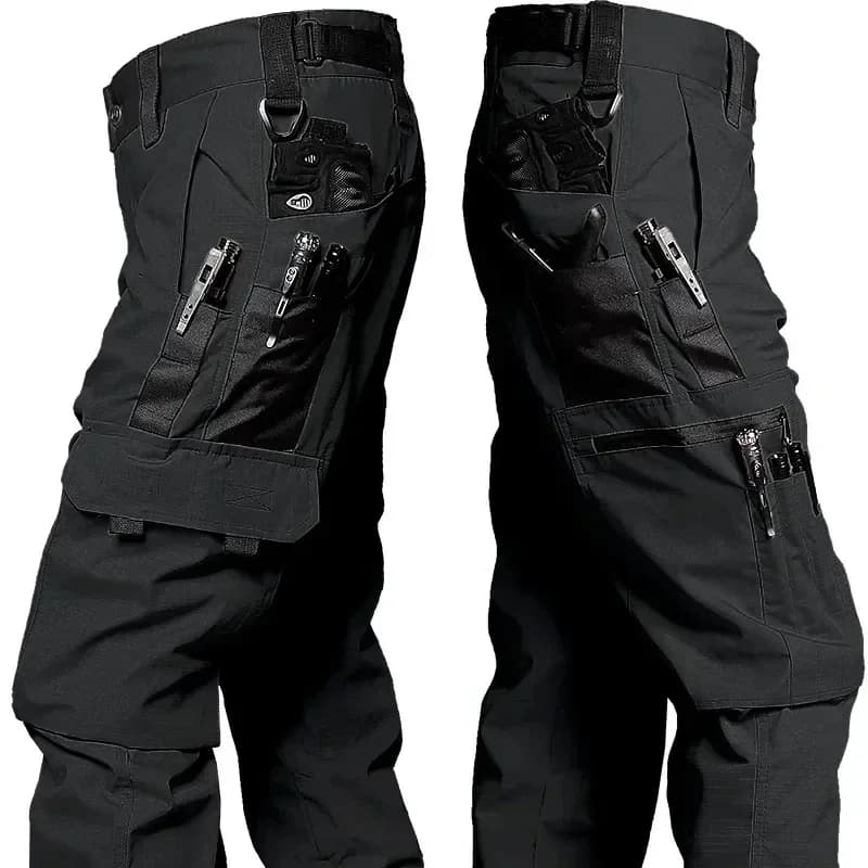 Pantalon de travail tactique pour hommes, Cargo d'extérieur, multi-poches, imperméable, vêtements de