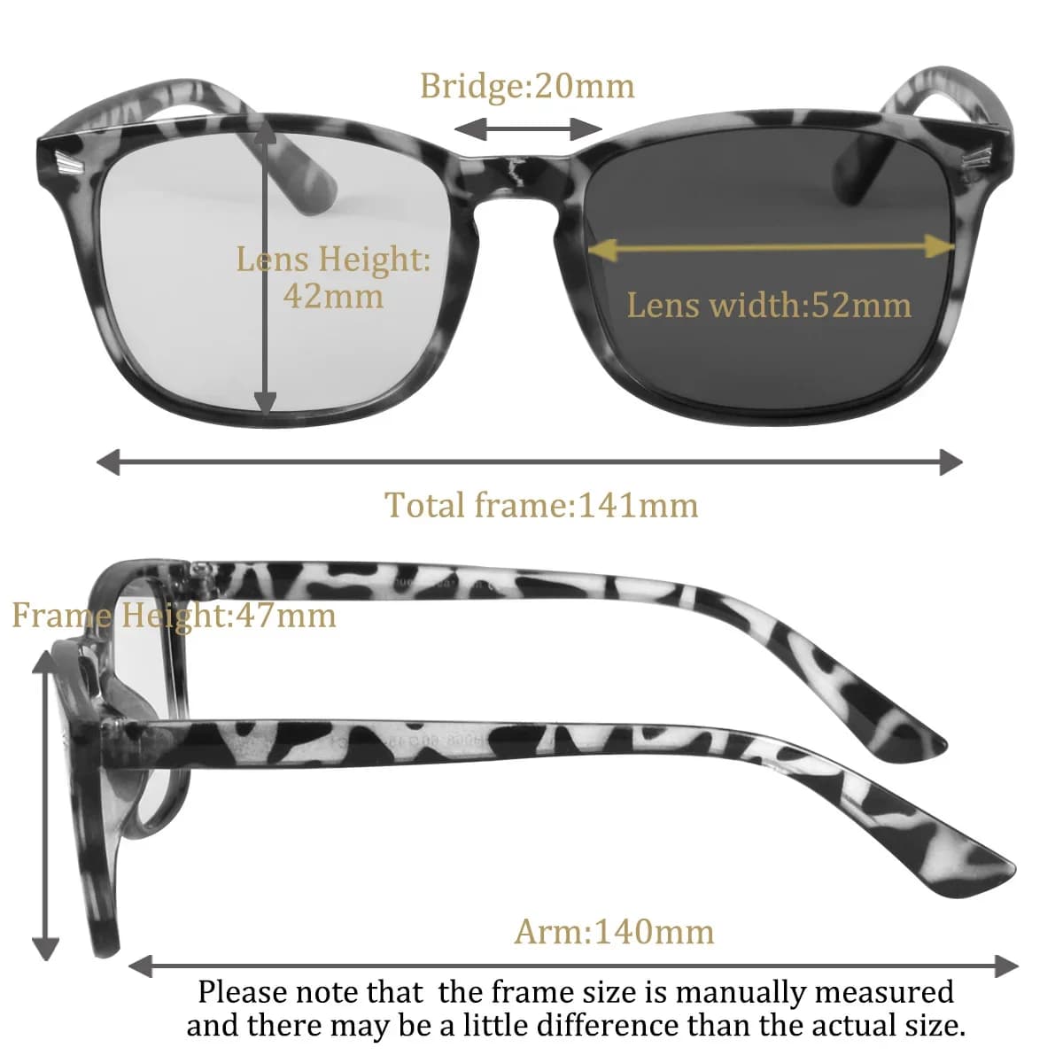 SHINU – lunettes photochromiques multifocales progressives pour hommes, verres gris photochromiques 
