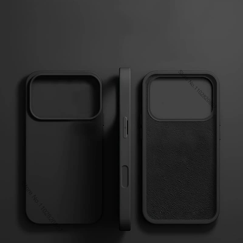 Pour iPhone 17 Pro Max étui Original liquide Silicone coques de téléphone pour Apple iPhone 17 11 12