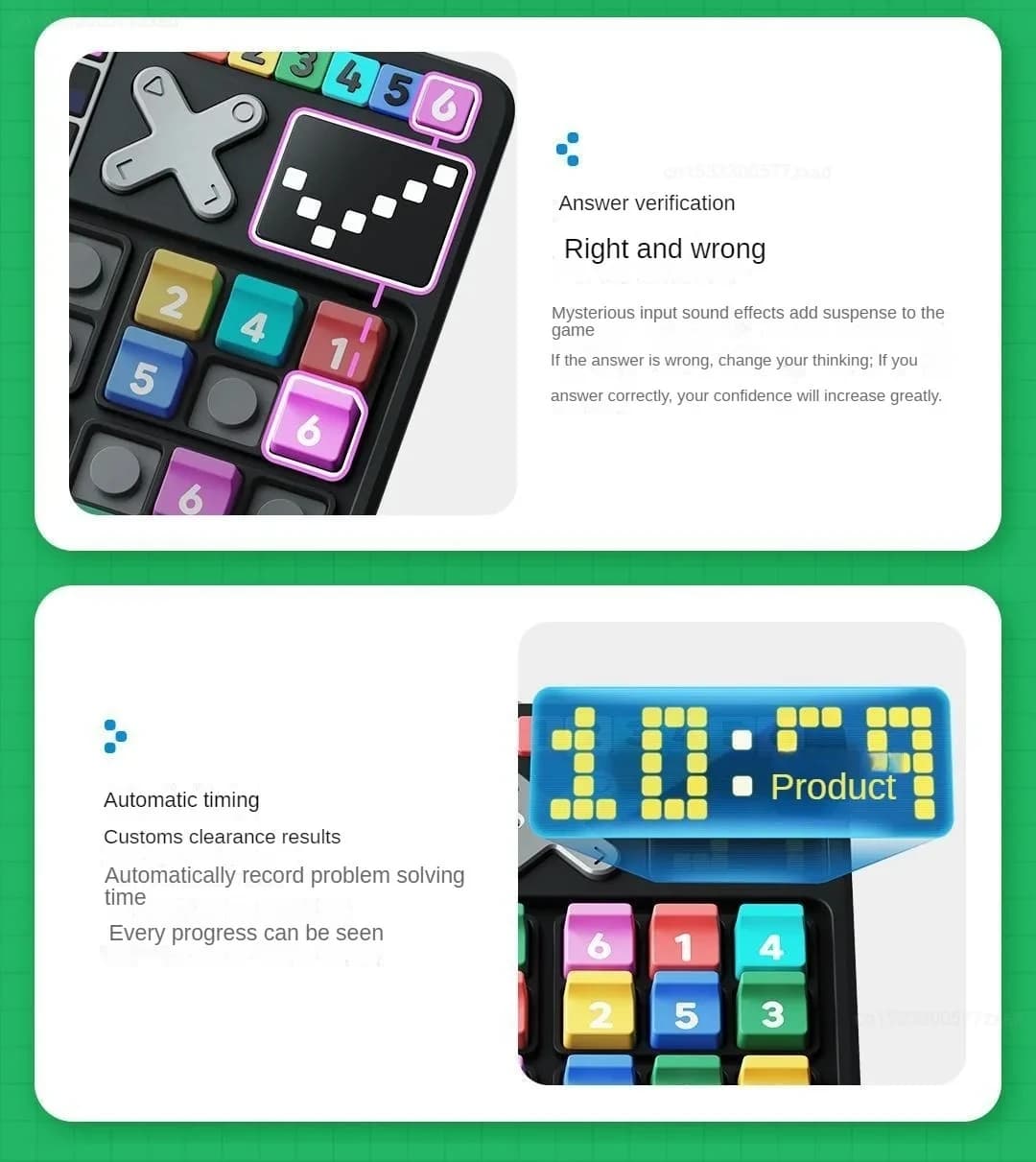 Giiker-Jouet de puzzle électronique intelligent pour enfants, Sudoku, Échelle de pensée mathématique