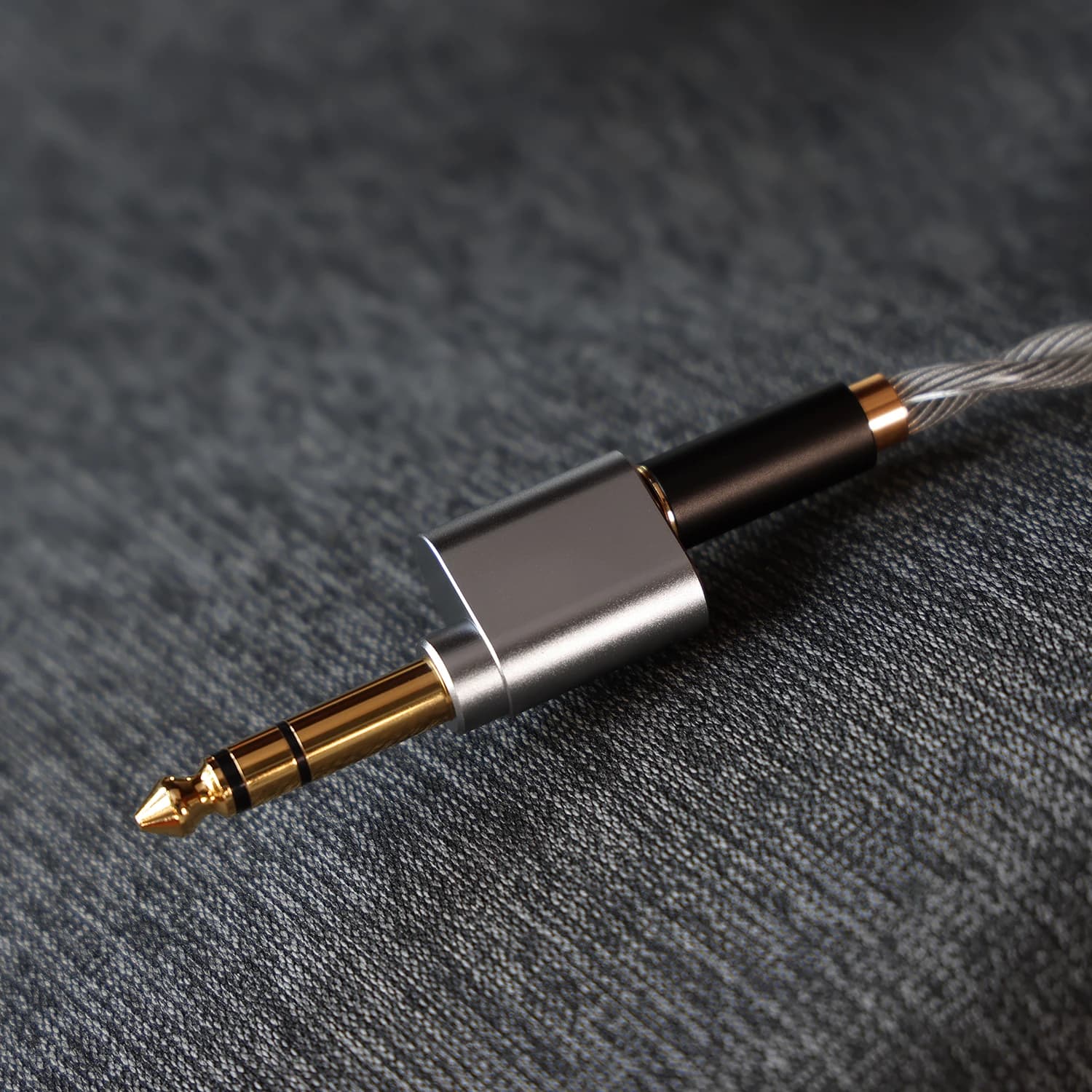 Adaptateur Audio DD HiFi DJ65B pour amplificateur de bureau, 6.35mm mâle à 4.4mm femelle