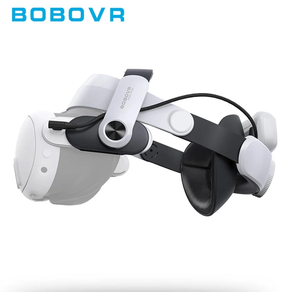 Bobovr m3 pro Comfort Battery Headband compatible avec Meta Quest 3/Quest 3s, remplace le harnais El