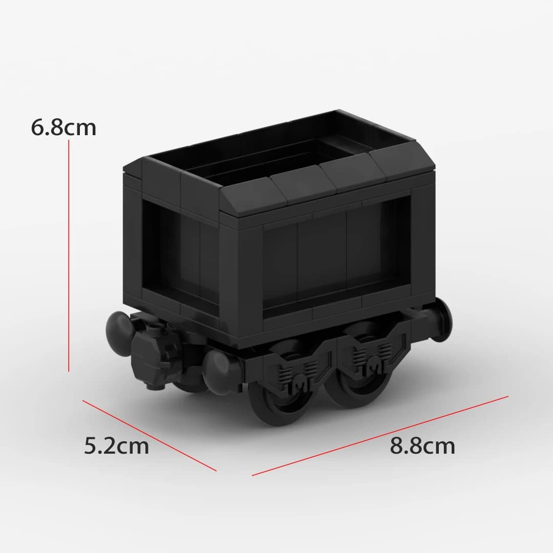 Blocs de construction MOC, série d'ingénierie urbaine, modèle de véhicule de transport de petite min