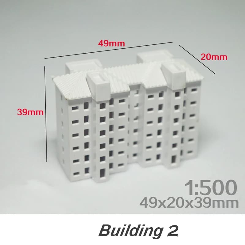 Échelle 1:500, matériaux de modèle de construction, maison Miniature, Architecture ABS pour ville, T