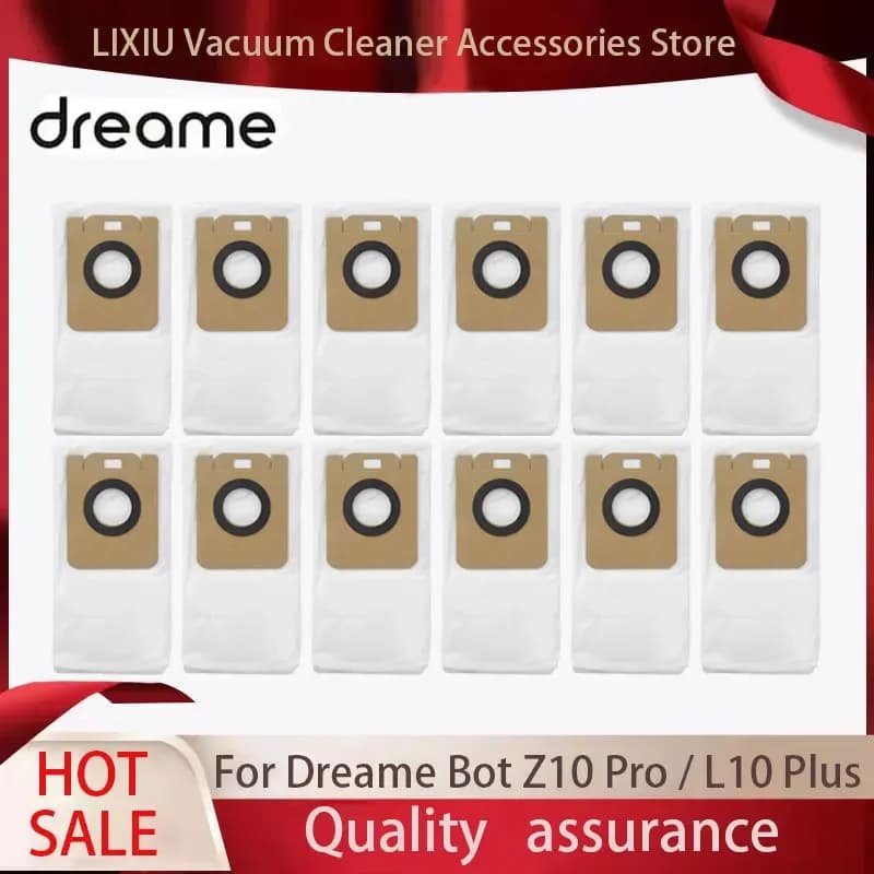 Sac à poussière pour aspirateur Robot Dreame Bot Z10 Pro / L10 Plus, vide automatique, 4l, sac à pou