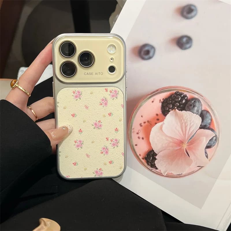 Coque de téléphone avec fenêtre caméra et protection d'objectif en verre pour iPhone 17 16 15 14 Pro