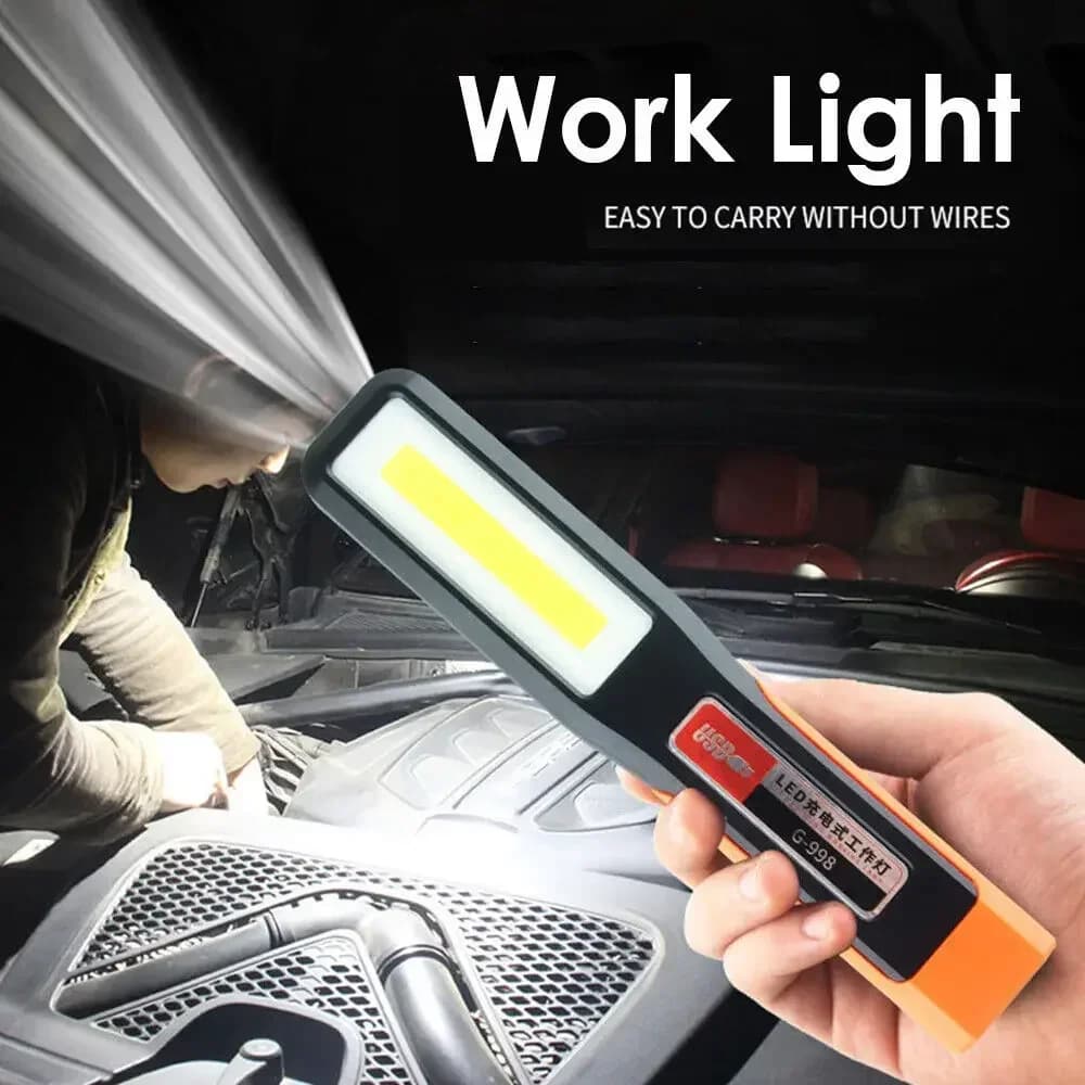 1/2/4/8 PIÈCES Lumineux COB LED Lampe De Travail Voiture Mécanique Lampe De Poche Rechargeable USB T