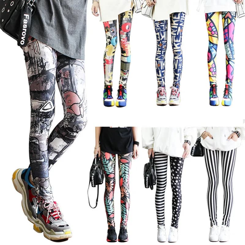 DOIAESKV – Leggings Sexy et décontractés pour femmes, jambières colorées, à la mode, pour printemps 