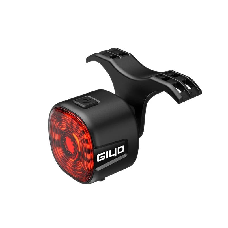 GIbalance-enquêter arrière de sécurité pour vélo de nuit, charge USB, étanche, LED, détection de fre