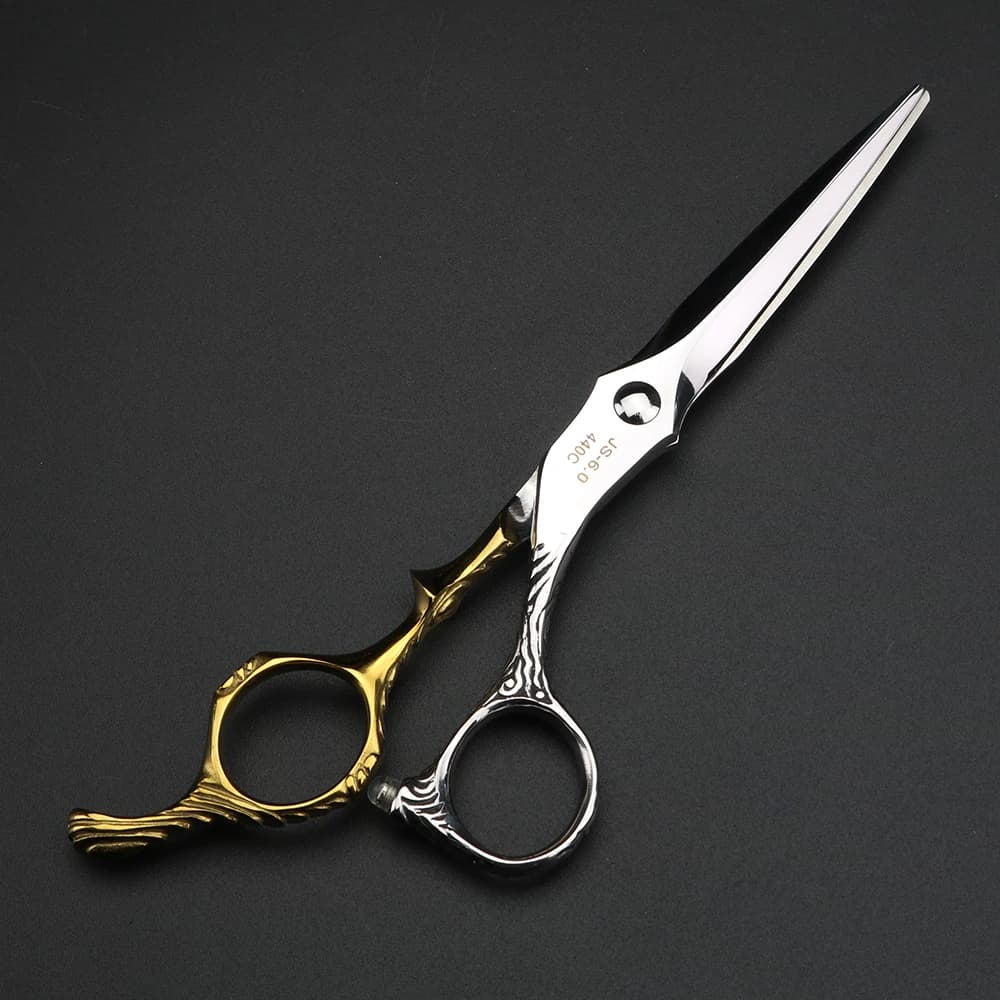 XUANFENG vis diamantées de 6 pouces, ciseaux de coiffeur dorés, outils de coiffure, ciseaux de coupe